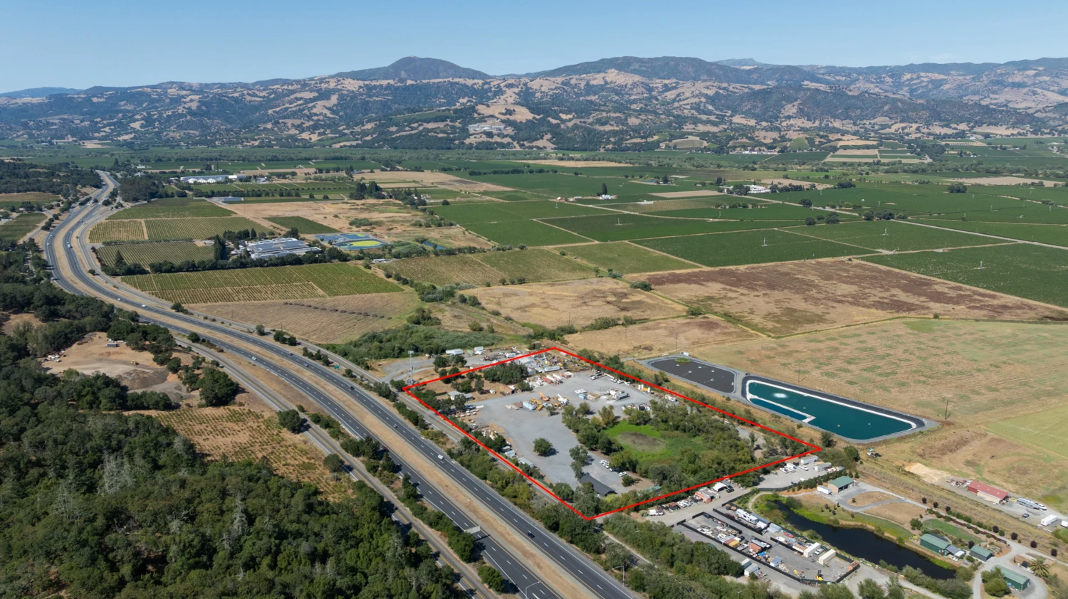 9.39 Acre Industrial Yard Next to Hwy 101