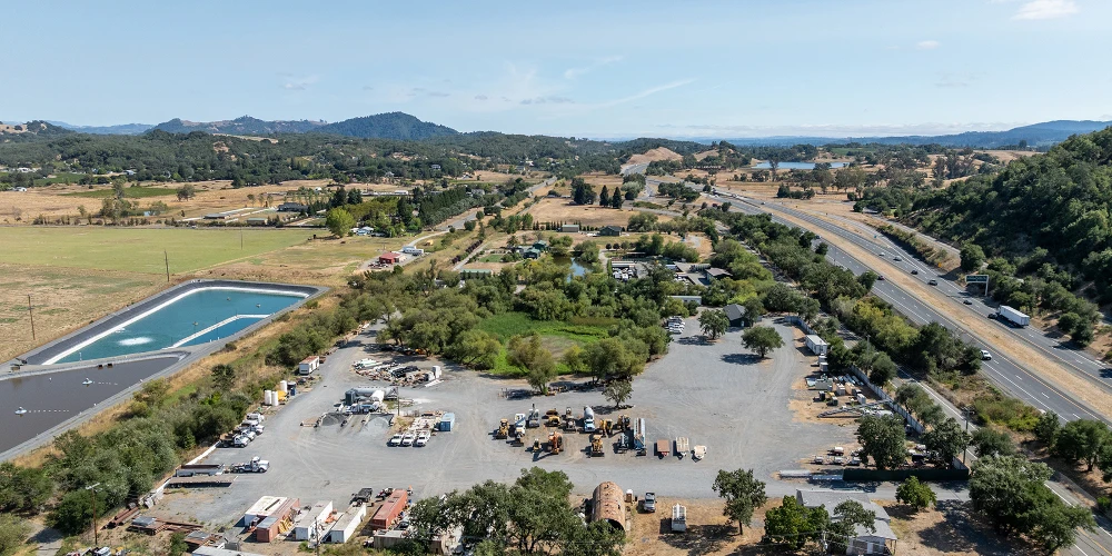 9.39 Acre Industrial Yard Next to Hwy 101