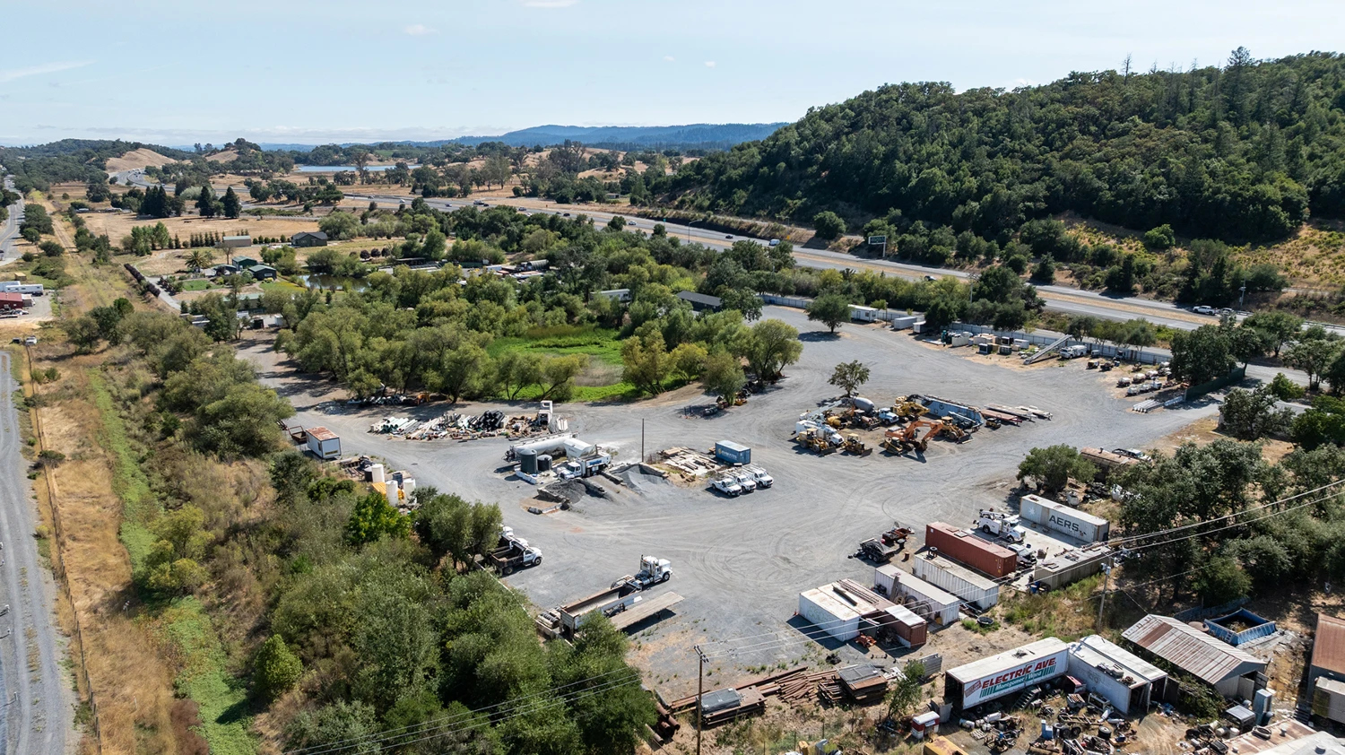 9.39 Acre Industrial Yard Next to Hwy 101