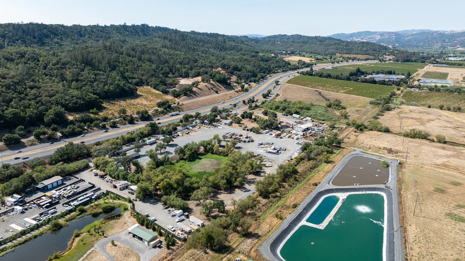 9.39 Acre Industrial Yard Next to Hwy 101