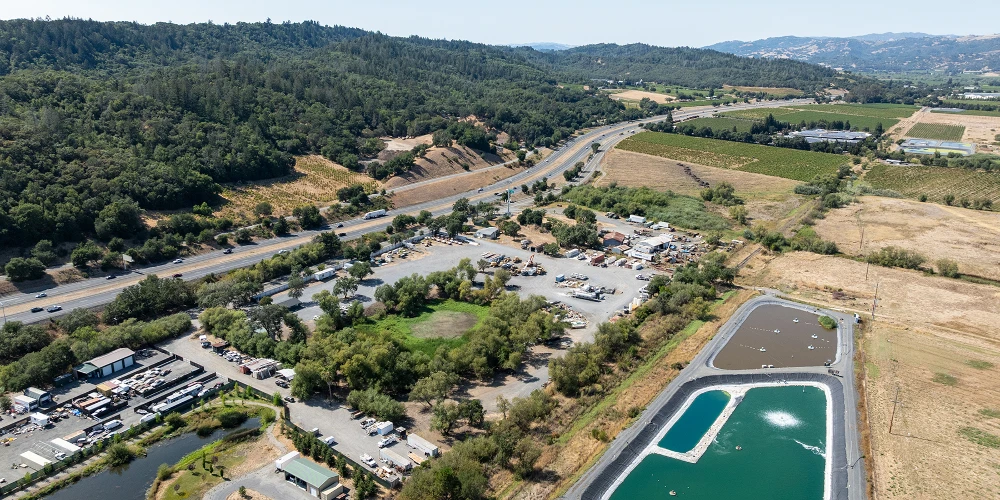 9.39 Acre Industrial Yard Next to Hwy 101