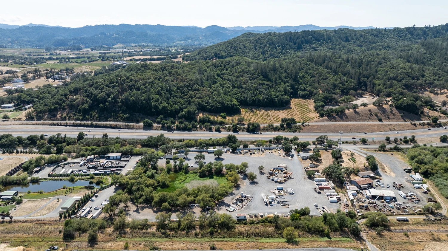 9.39 Acre Industrial Yard Next to Hwy 101