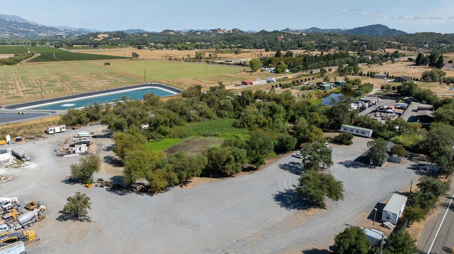 9.39 Acre Industrial Yard Next to Hwy 101