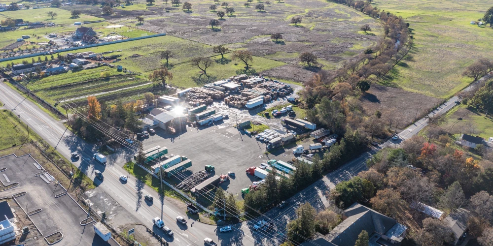 Trucking and Construction Yard