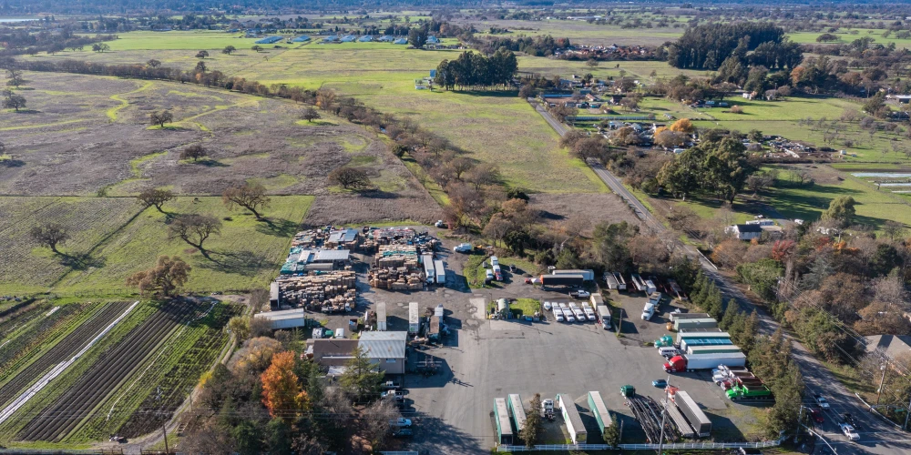 Trucking and Construction Yard