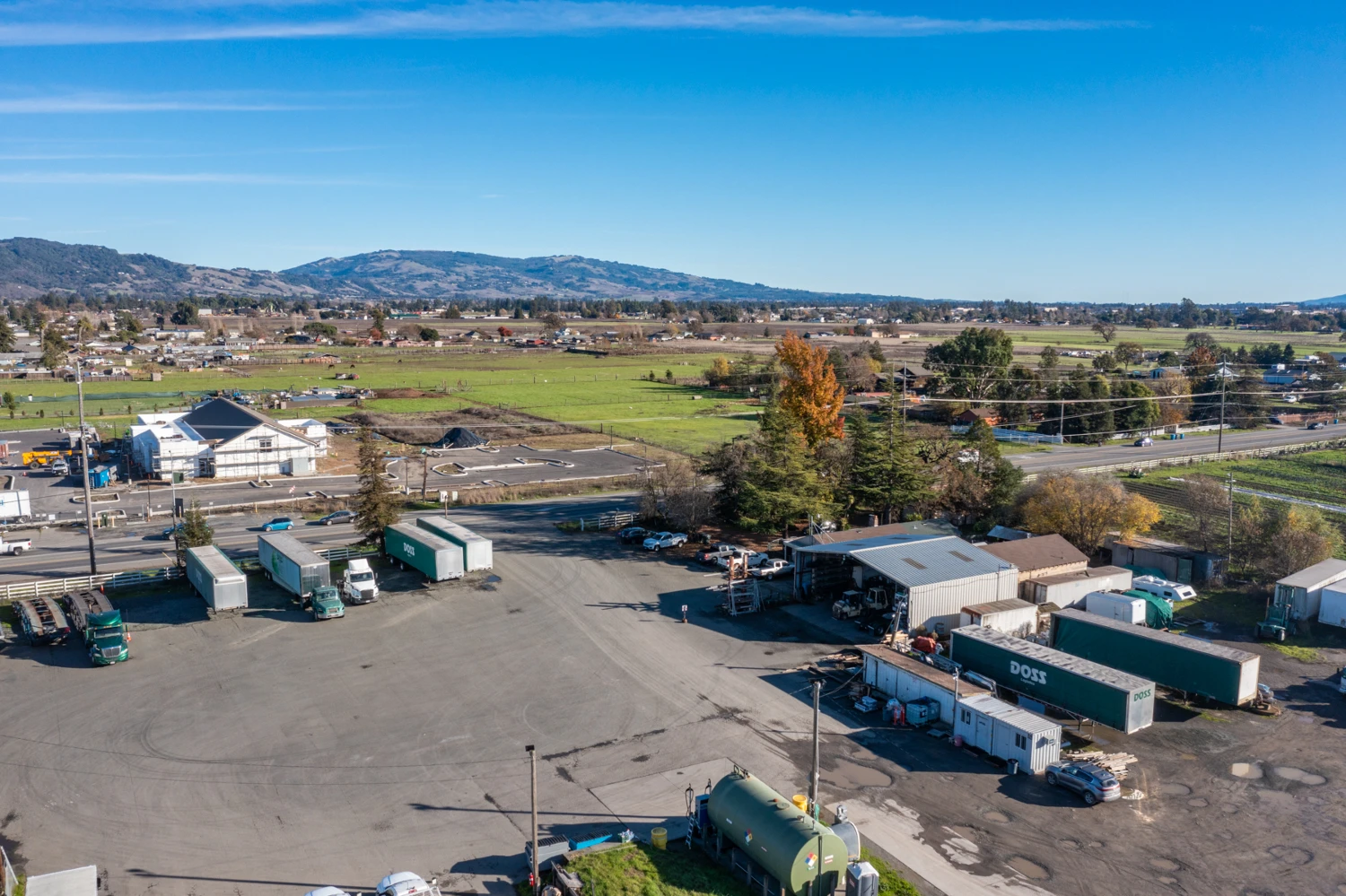 Trucking and Construction Yard