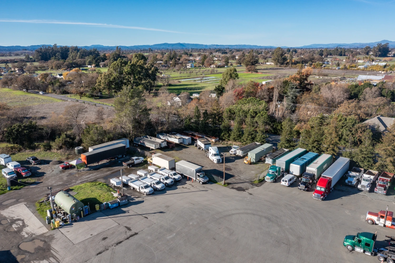 Trucking and Construction Yard