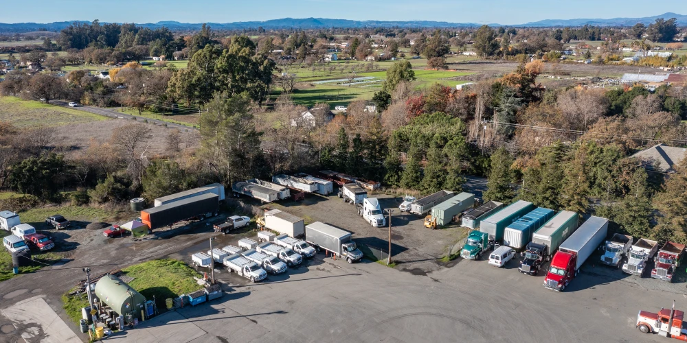 Trucking and Construction Yard