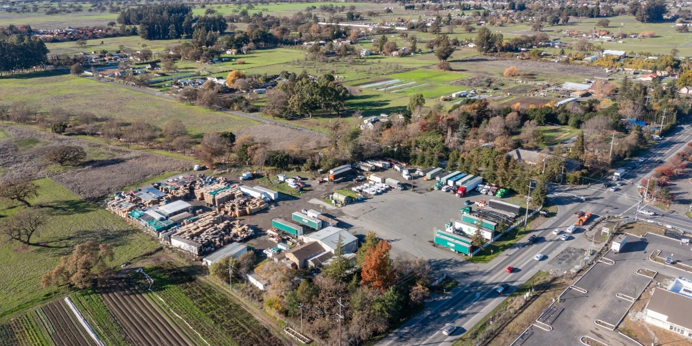 Trucking and Construction Yard