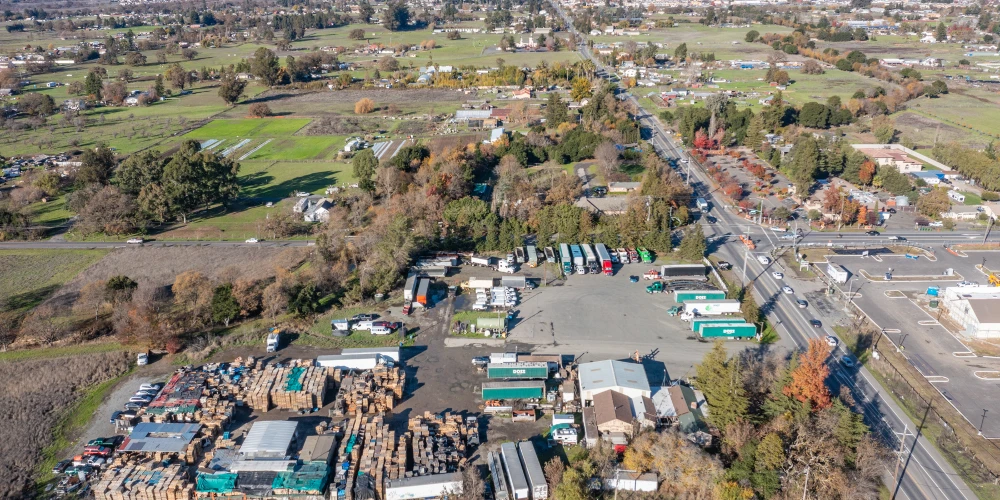 Trucking and Construction Yard