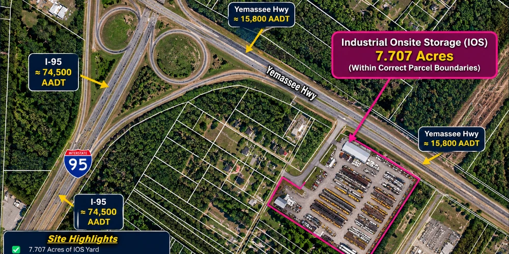 Intermodal Interchange Site - I-95 & CSX Rail Centric by 1 Minute - Workforce Housing - Onward Ports of Savannah and Charleston