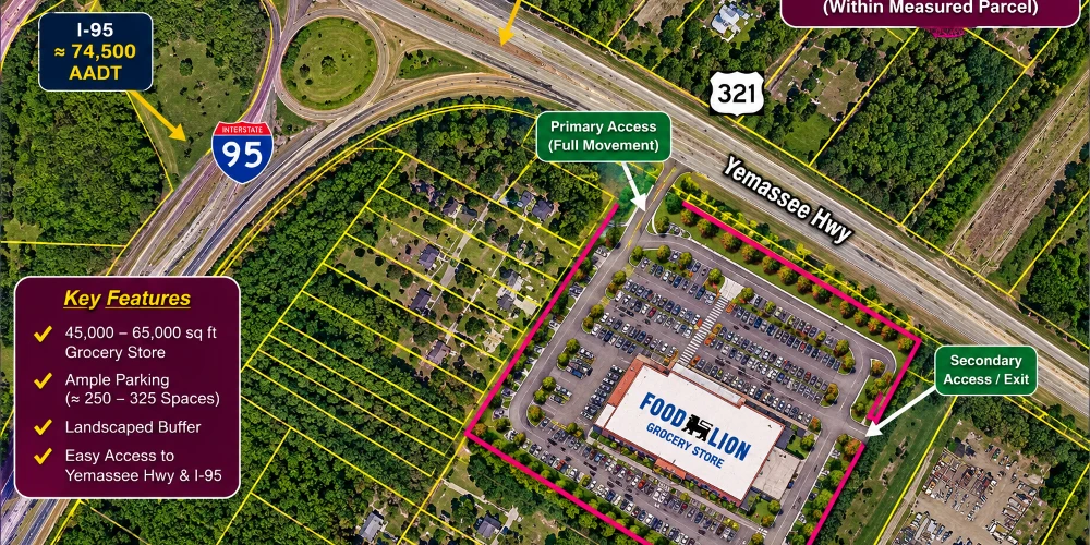 Intermodal Interchange Site - I-95 & CSX Rail Centric by 1 Minute - Workforce Housing - Onward Ports of Savannah and Charleston