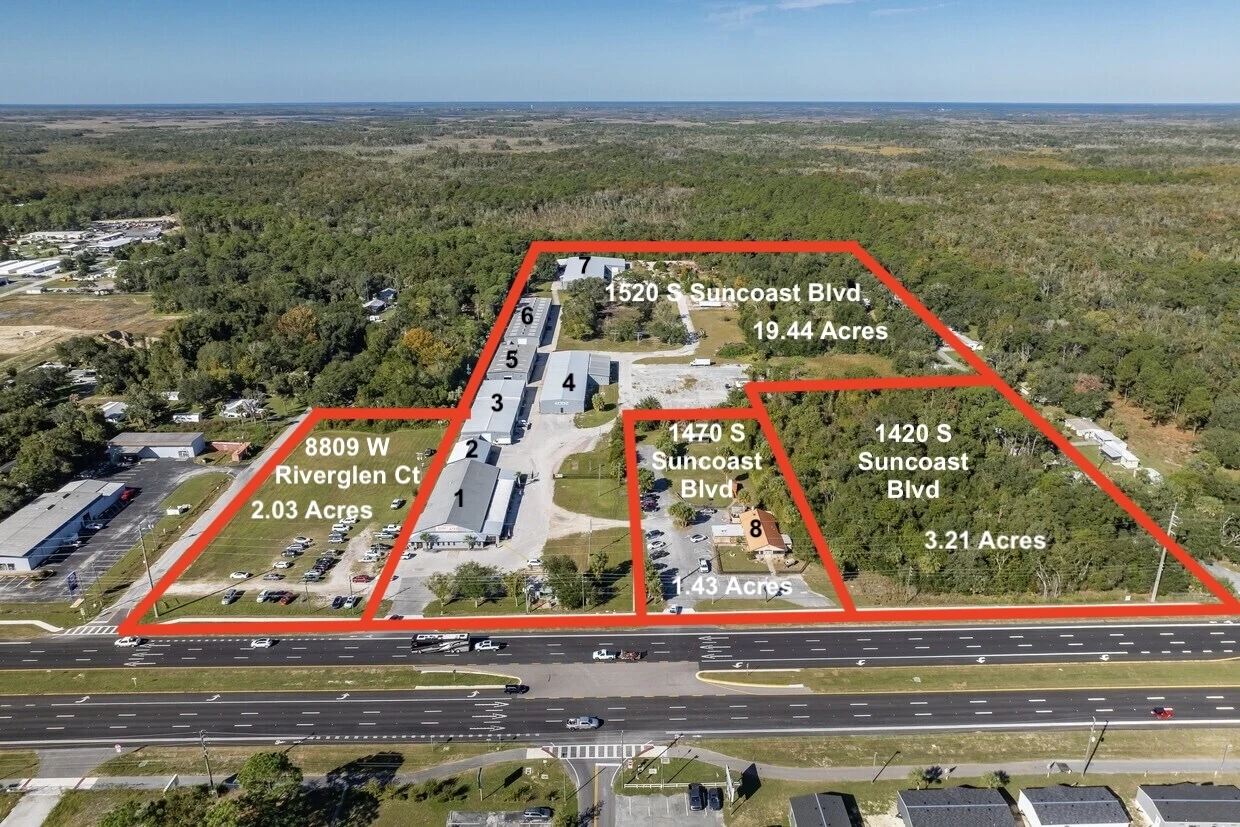 26.11-Acre Industrial/Retail/Restaurant - 109K SF and Direct US-19 Frontage