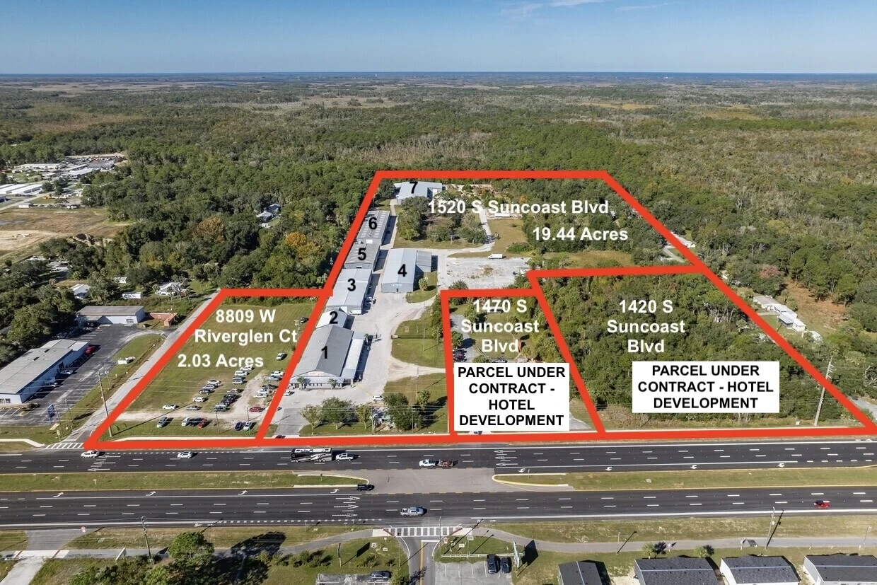26.11-Acre Industrial/Retail/Restaurant - 109K SF and Direct US-19 Frontage