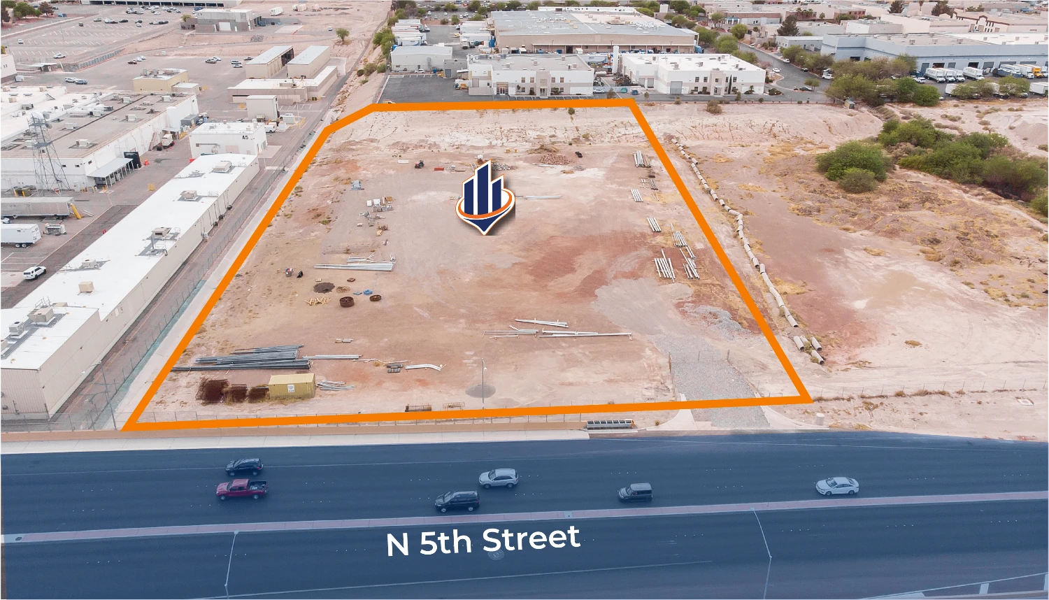 3.91 Industrial Acres @ N 5th & Brooks