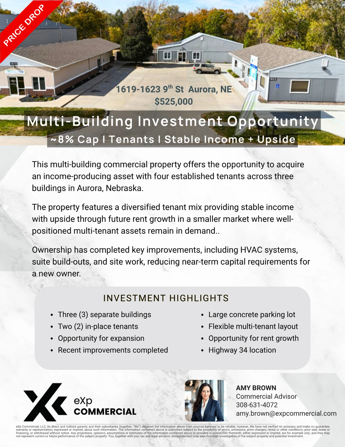 Aurora, NE Commercial Portfolio | 1619-1623 9th St