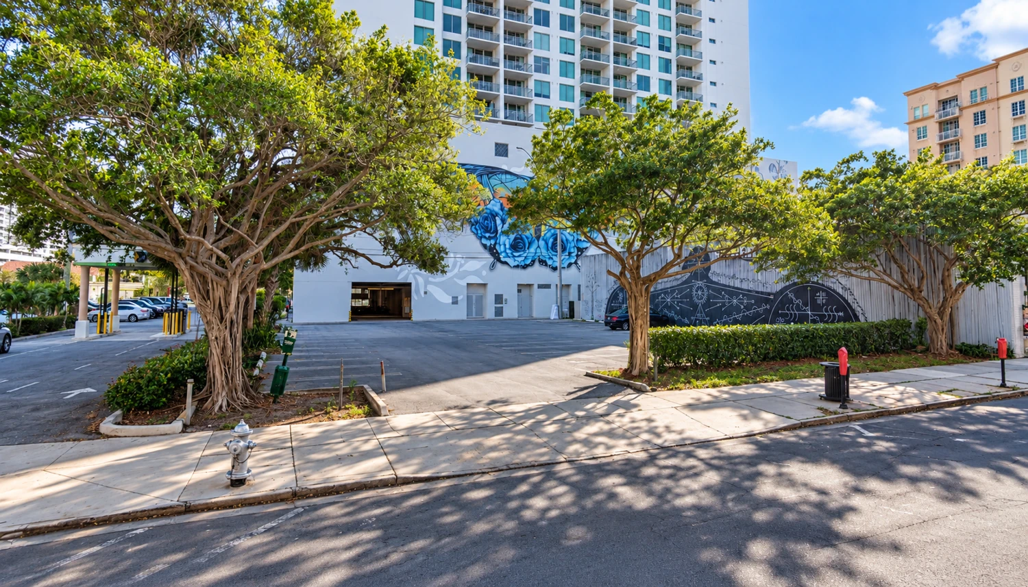 Evernia Street Parking Lot
