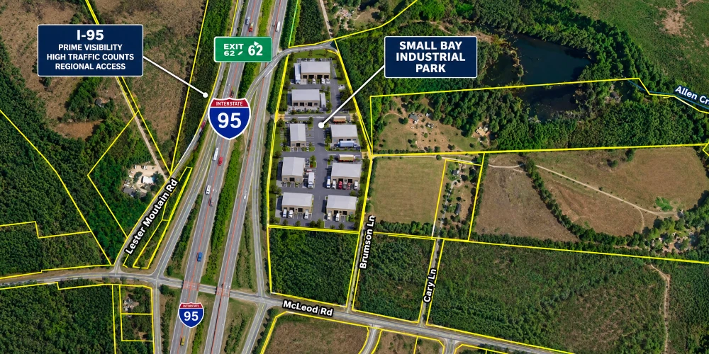 INTERSTATE 1-95 EXIT 62 | 11.37 ACs / TRUCKING INTERCHANGE SITE | OPPORTUNITY ZONE